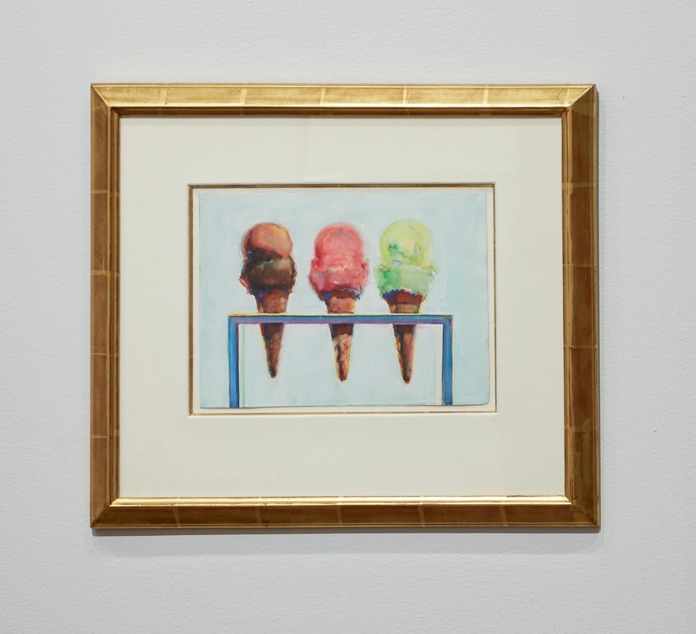 Three Flavors - Art by Wayne Thiebaud