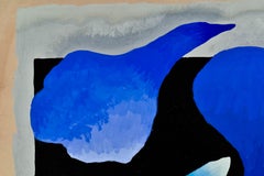 "Abstracto" Aguada y tinta sobre papel, 20 1/2 x 14 1/8