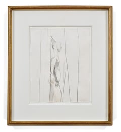 Shower Study II, 20ème siècle, David Hockney, dessin, Royaume-Uni moderne