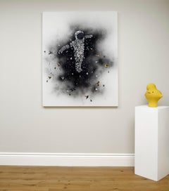 ""Expanded - Exploded" (Expanded - Exploded) - 4 pièces d'art sur mylar