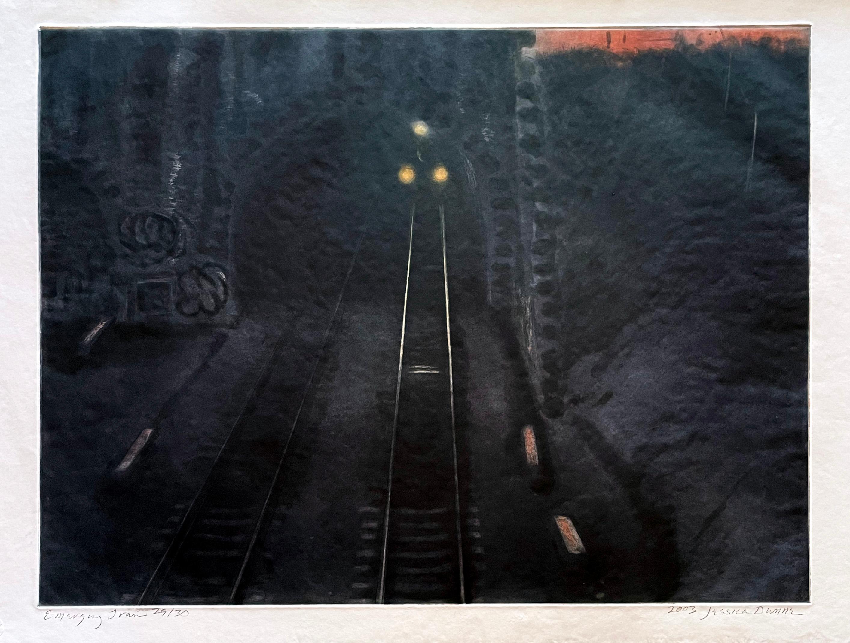 Emerging Train - Print by Jessica Dunne