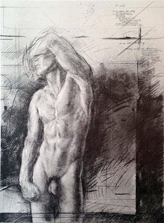 One drawing and one print by Trevor Southey
