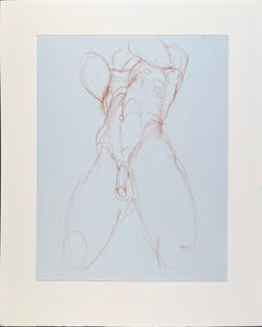 Untitled (male nude study), by Fernando Reyes