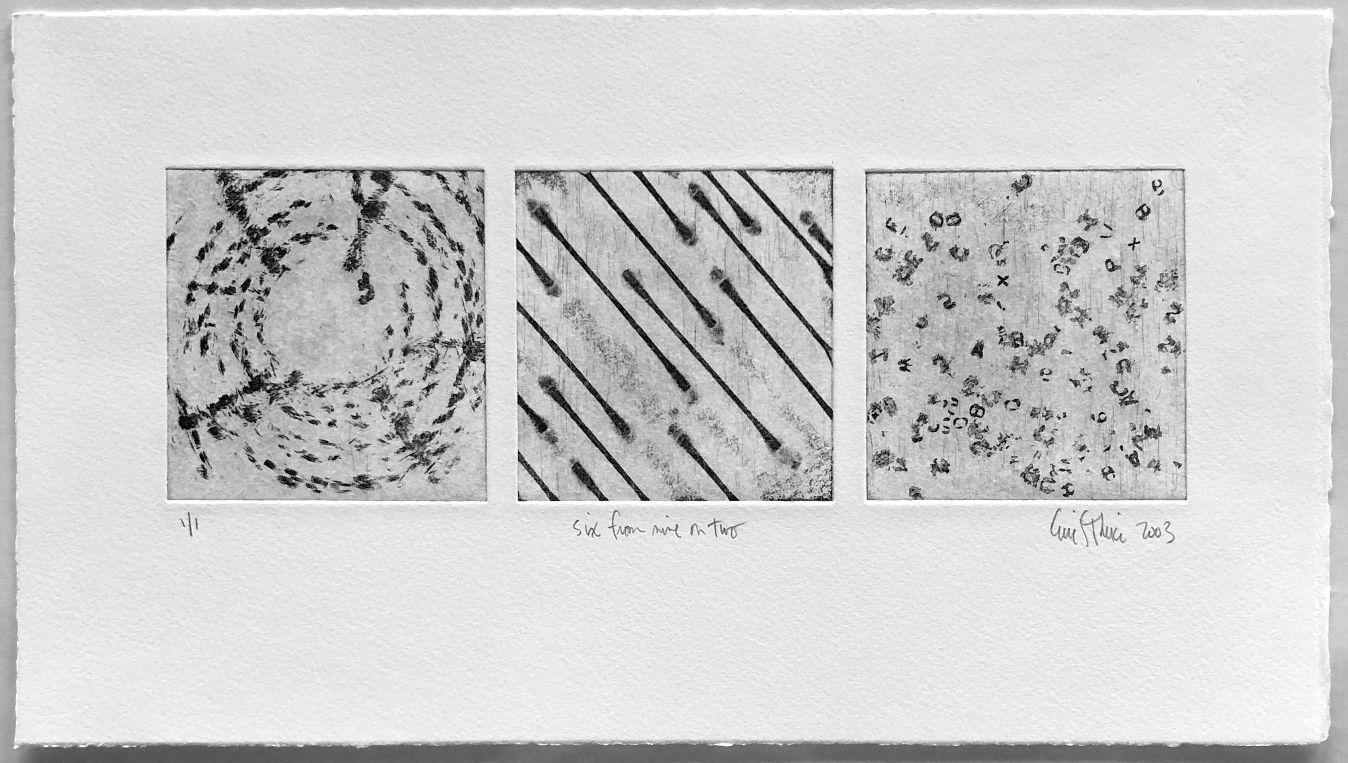 Six From Nine on Two (#2) - Print by Eric Theise