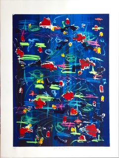 Peces en un estanque