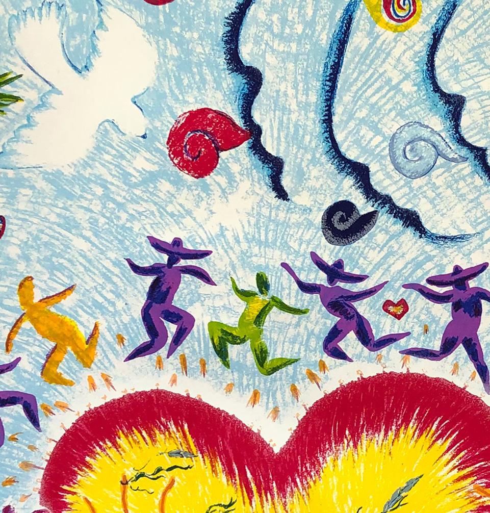Mosaik Corazon – Print von Leo Limon