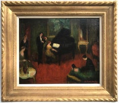 The Recital, Oil on Canvas Painting