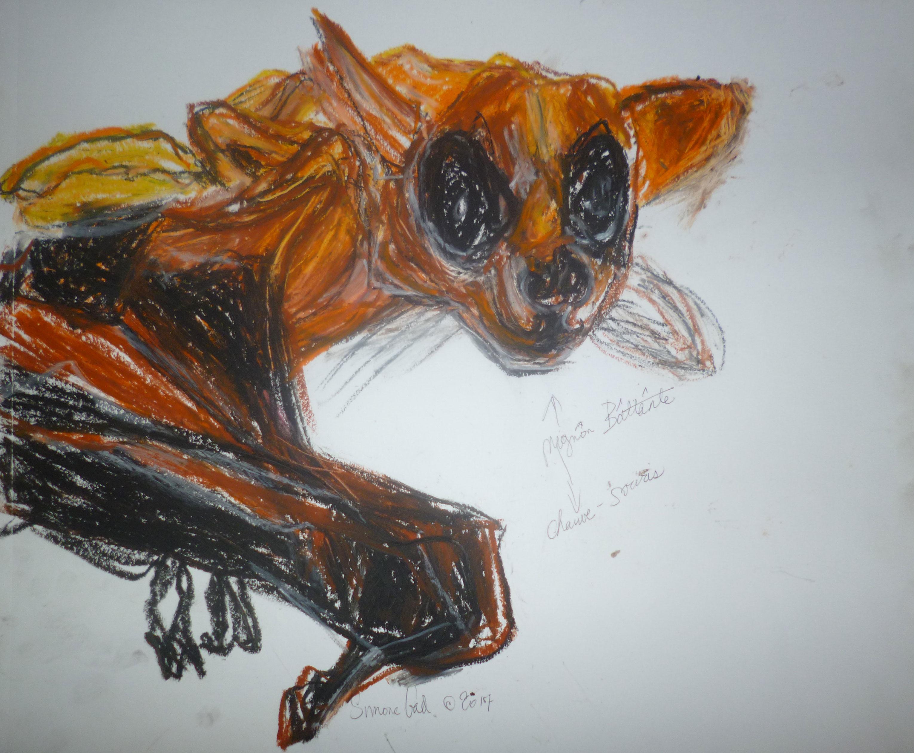 Simone Gad Animal Art - Battante Brun Marmalade (from Wild Animals)