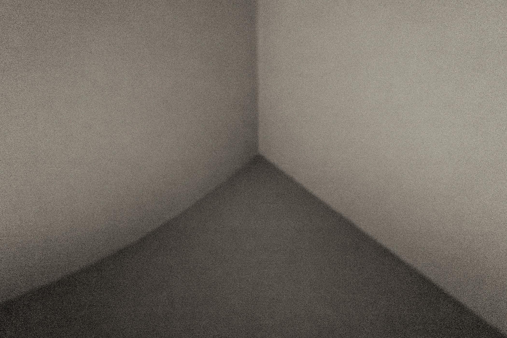 Kenji Aoki Black and White Photograph - Corner No. 01 at the Guggenheim Museum