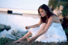 Jacqueline Bisset Während des Drehs von Tag für Nacht