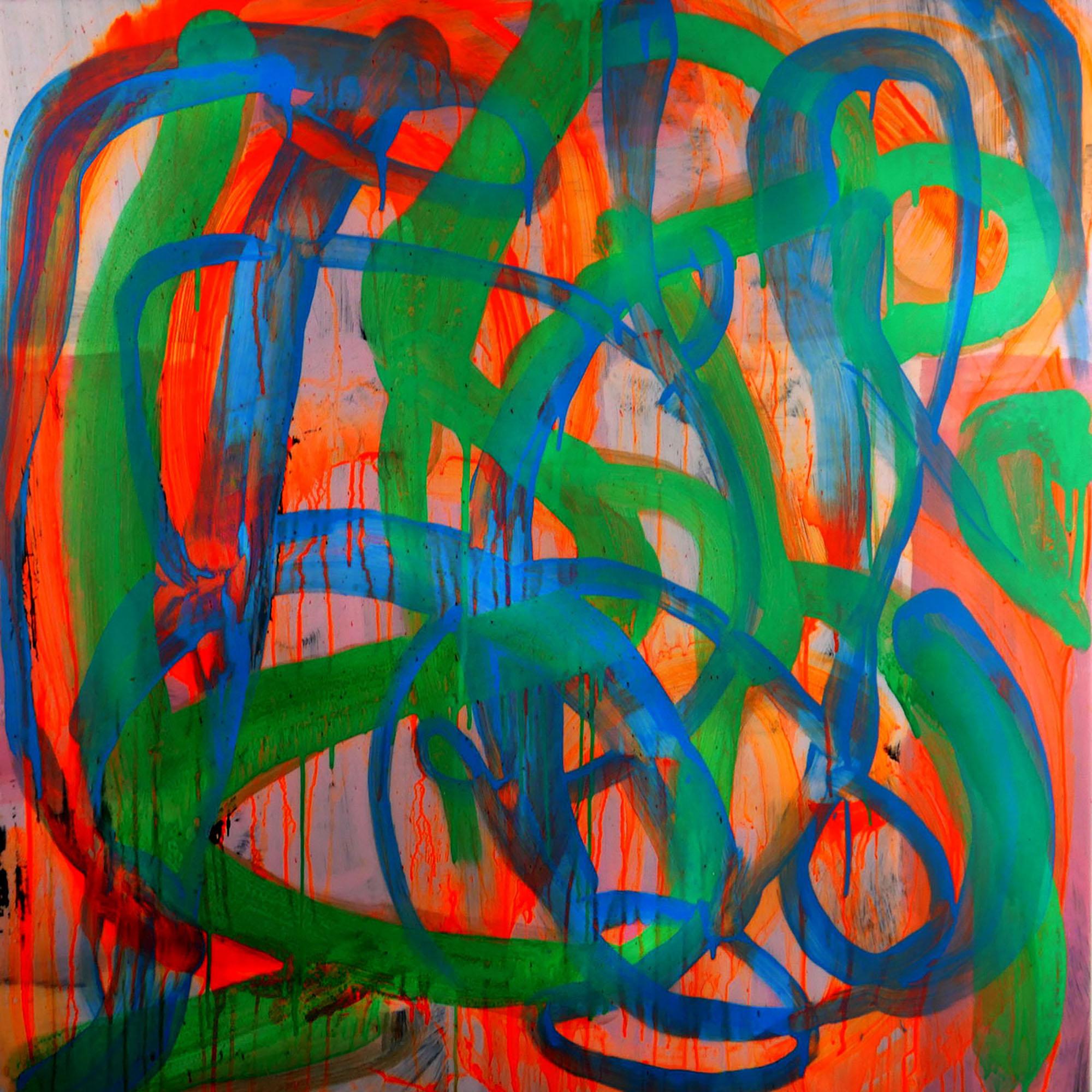 Matt Enger Abstract Painting - Wasted Youth #4