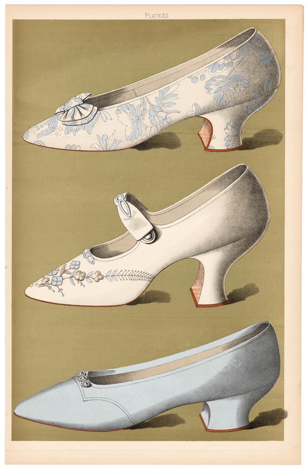 T. Watson Greig Print - Ladies Dress Shoes.  Plate XII.