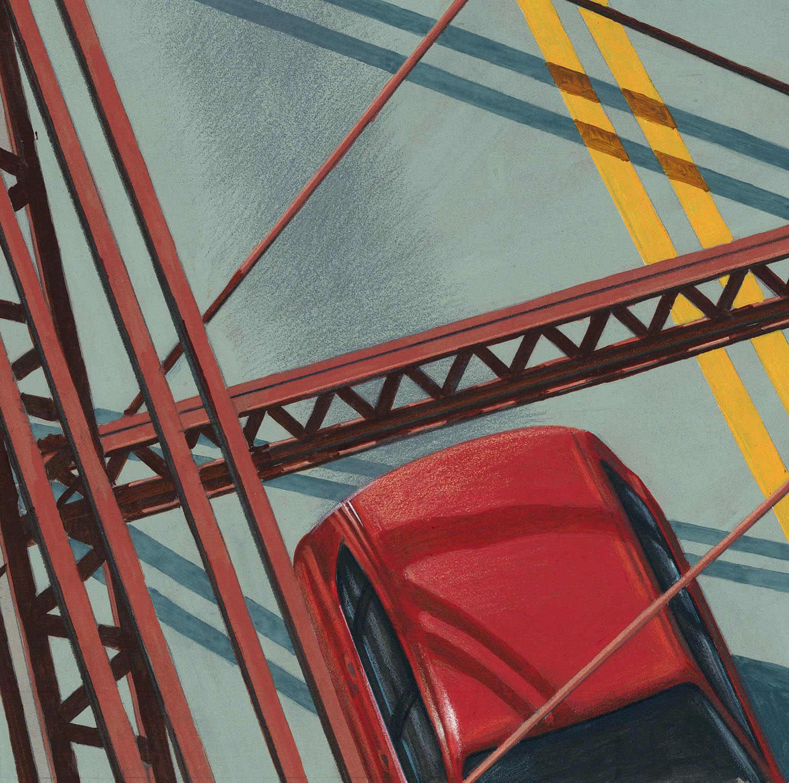 Serie 833 CLE: Ponte rosso con auto. in vendita 5