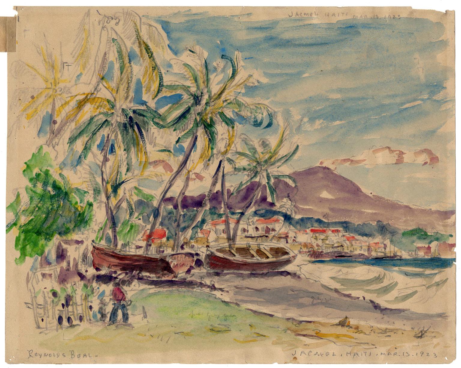 Jacmel, Haiti, Mar. 13, 1923. - Art by Reynolds Beal