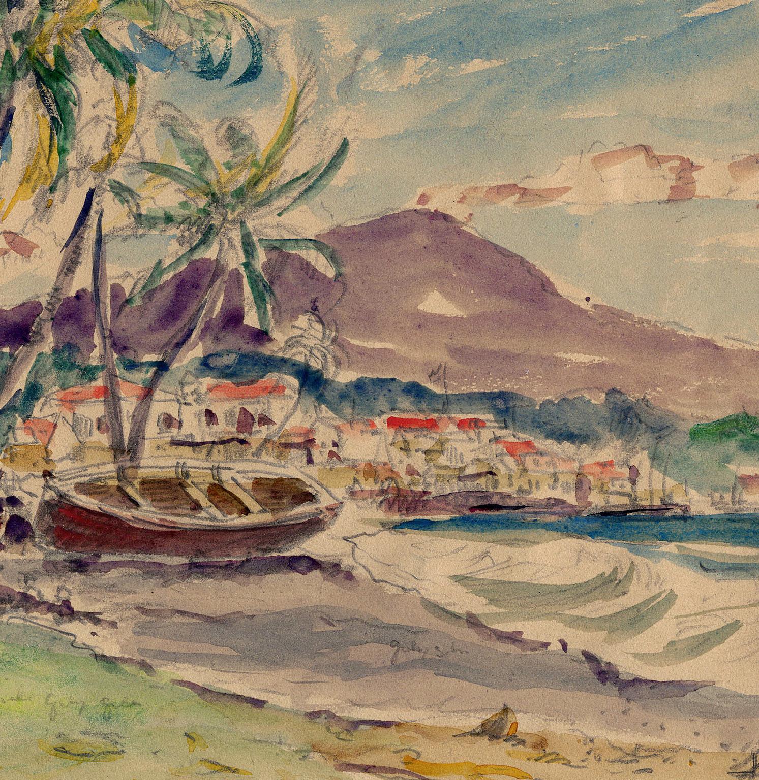 Jacmel, Haiti, Mar. 13, 1923. - American Impressionist Art by Reynolds Beal