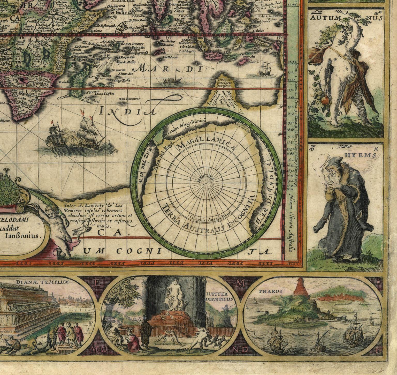Nova Totius Terrarum Orbis Geographica Ac Hydrographica Tabula en vente 6