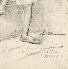 Ballet Dancer, untitled drawing.