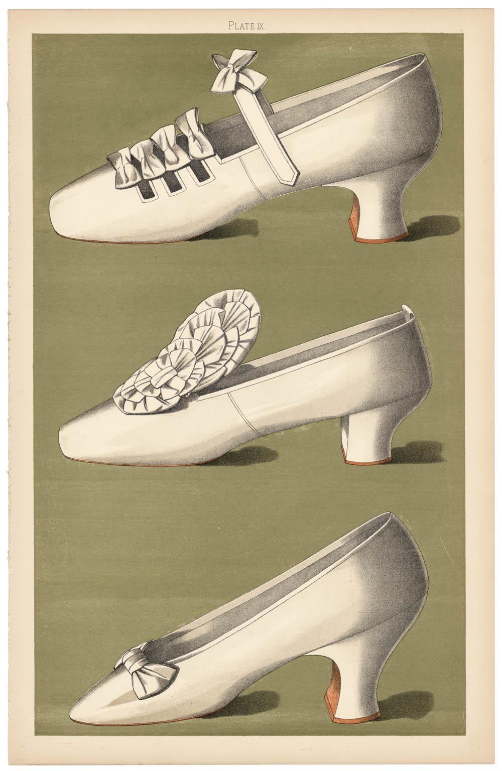 T. Watson Greig Print - Ladies Dress Shoes.  Plate IX.