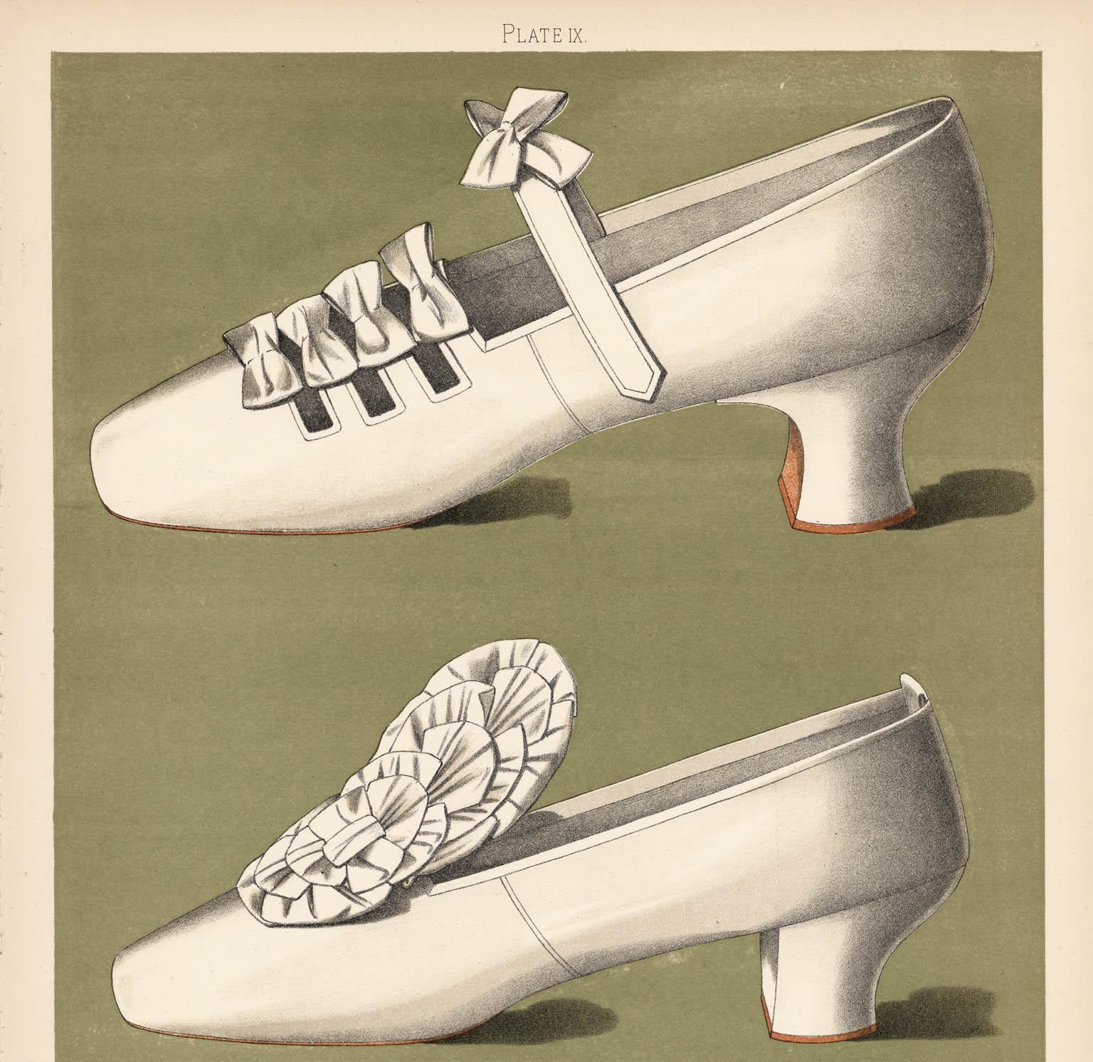 Ladies Dress Shoes.  Plate IX. - Print by T. Watson Greig