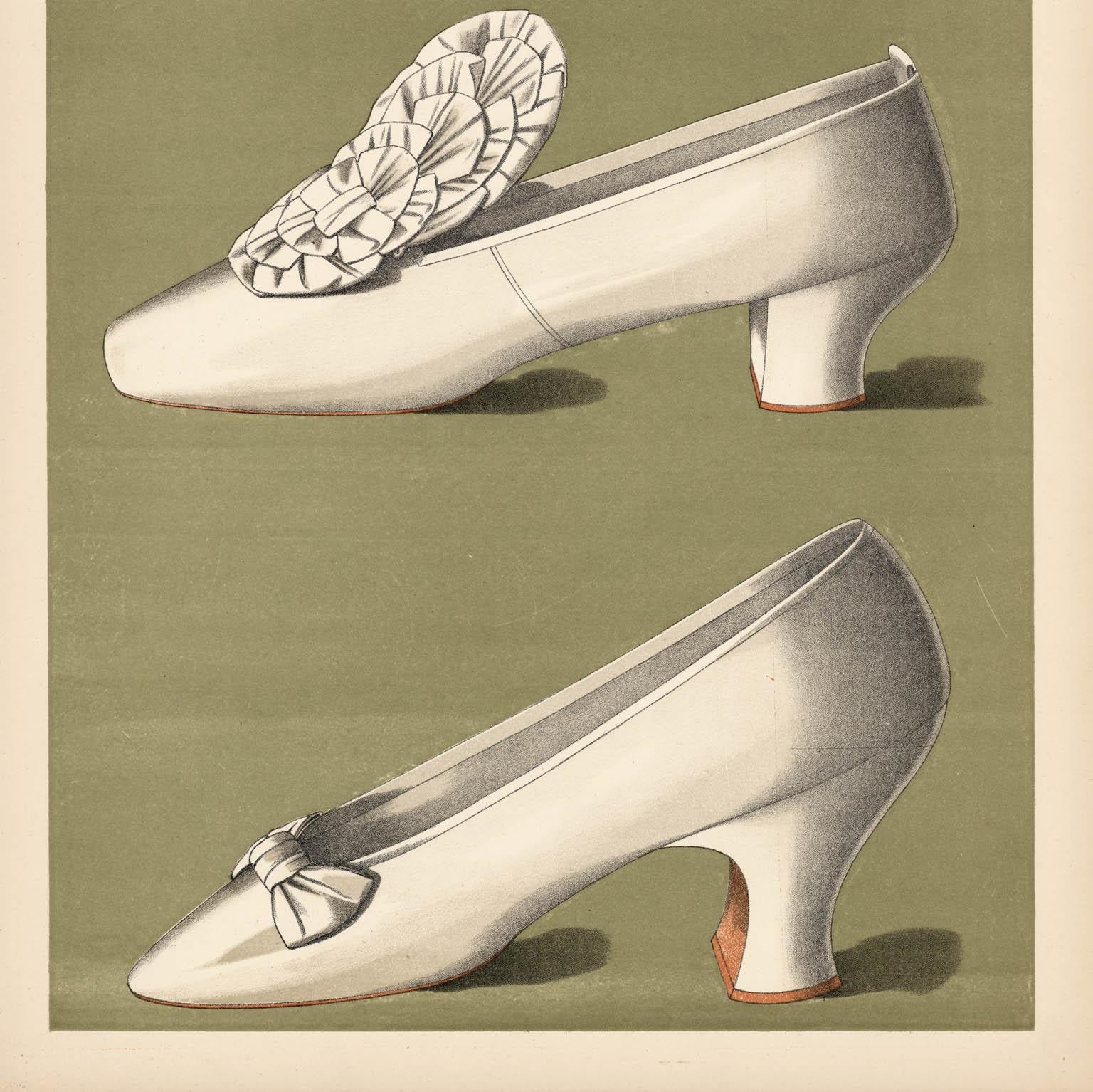 Ladies Dress Shoes.  Plate IX. - Naturalistic Print by T. Watson Greig
