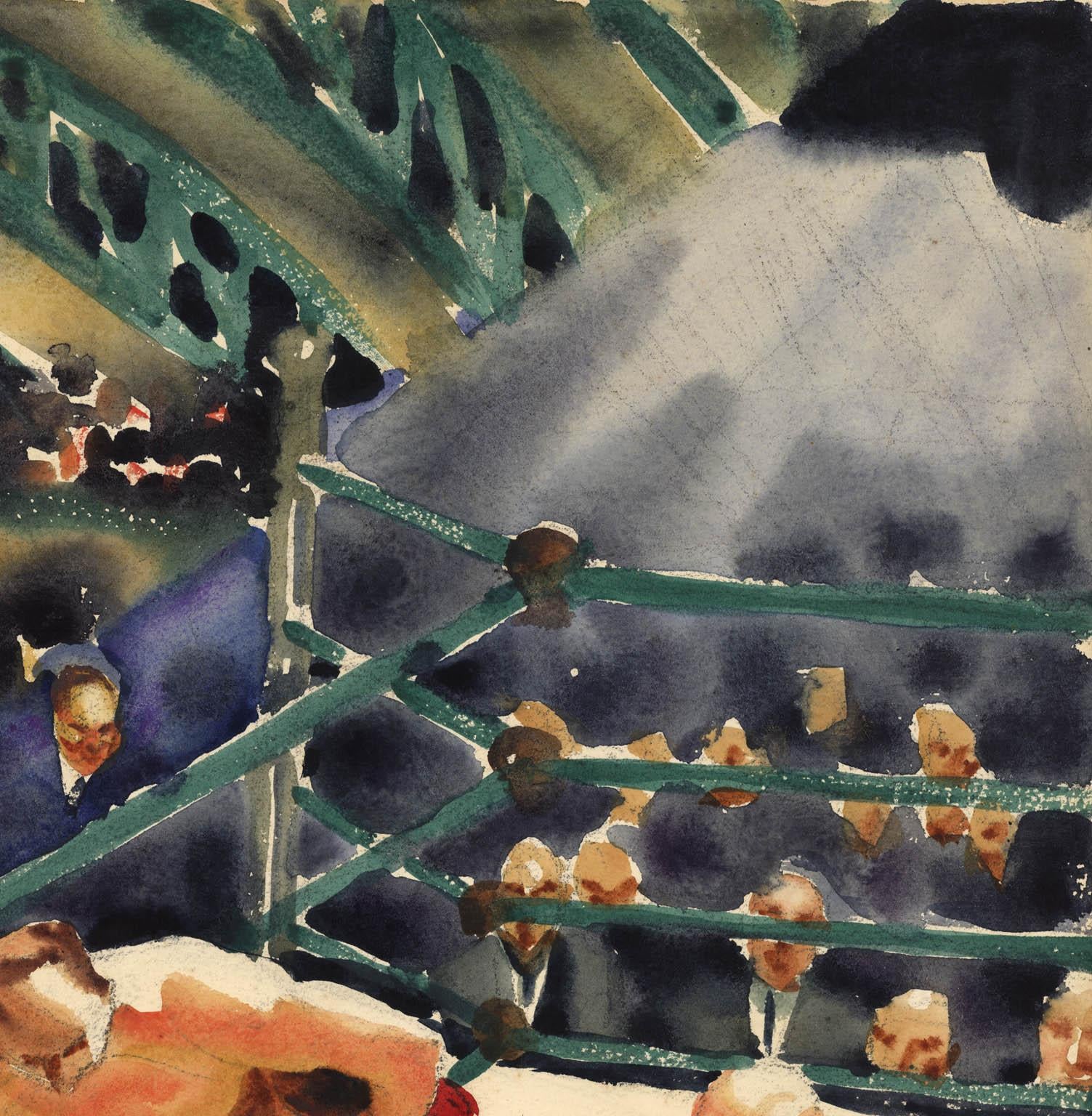 Lucha [sin título]. - Art de Joseph Webster Golinkin