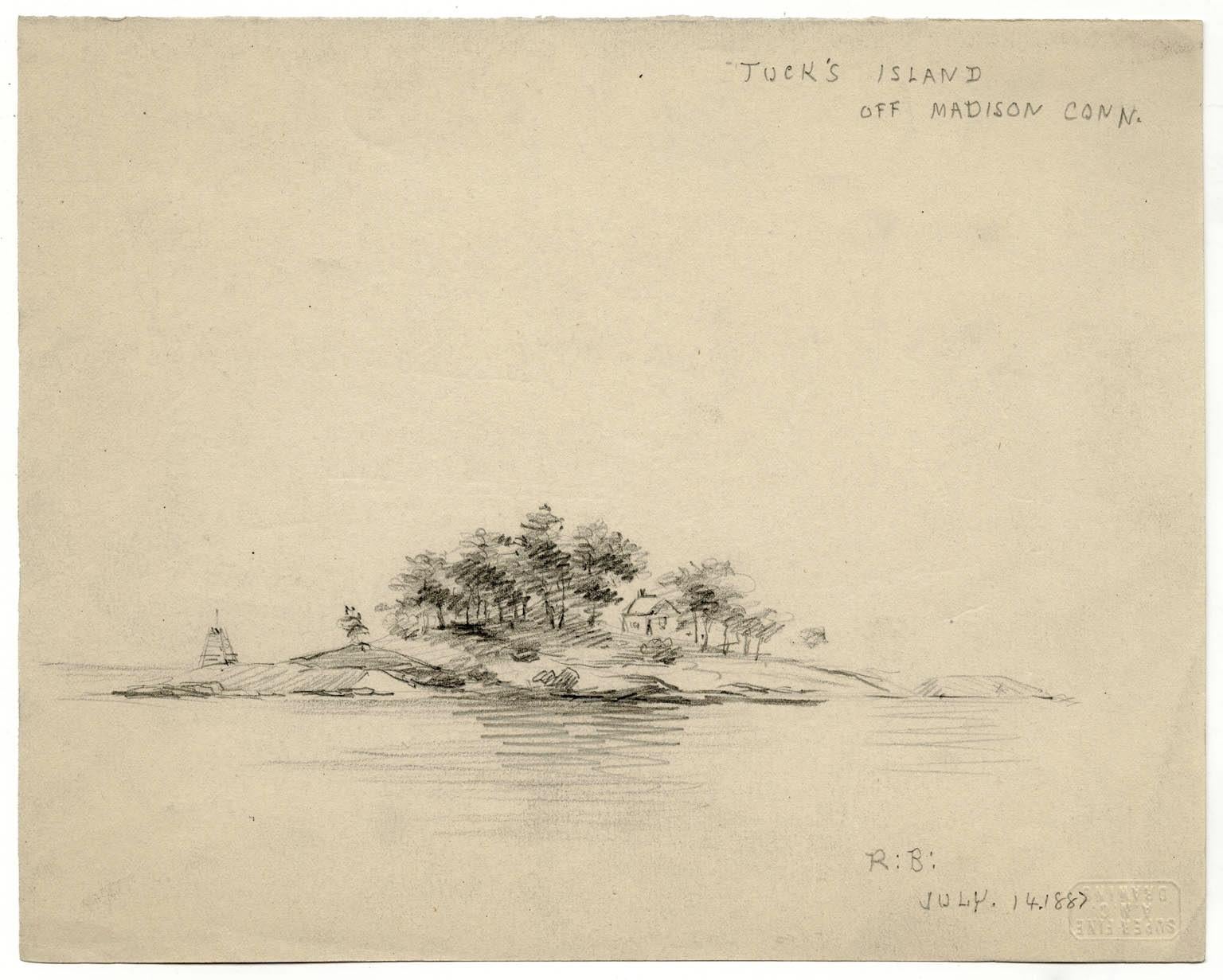 Tuck's Island off Madison Conn.  [Tuxis Island].