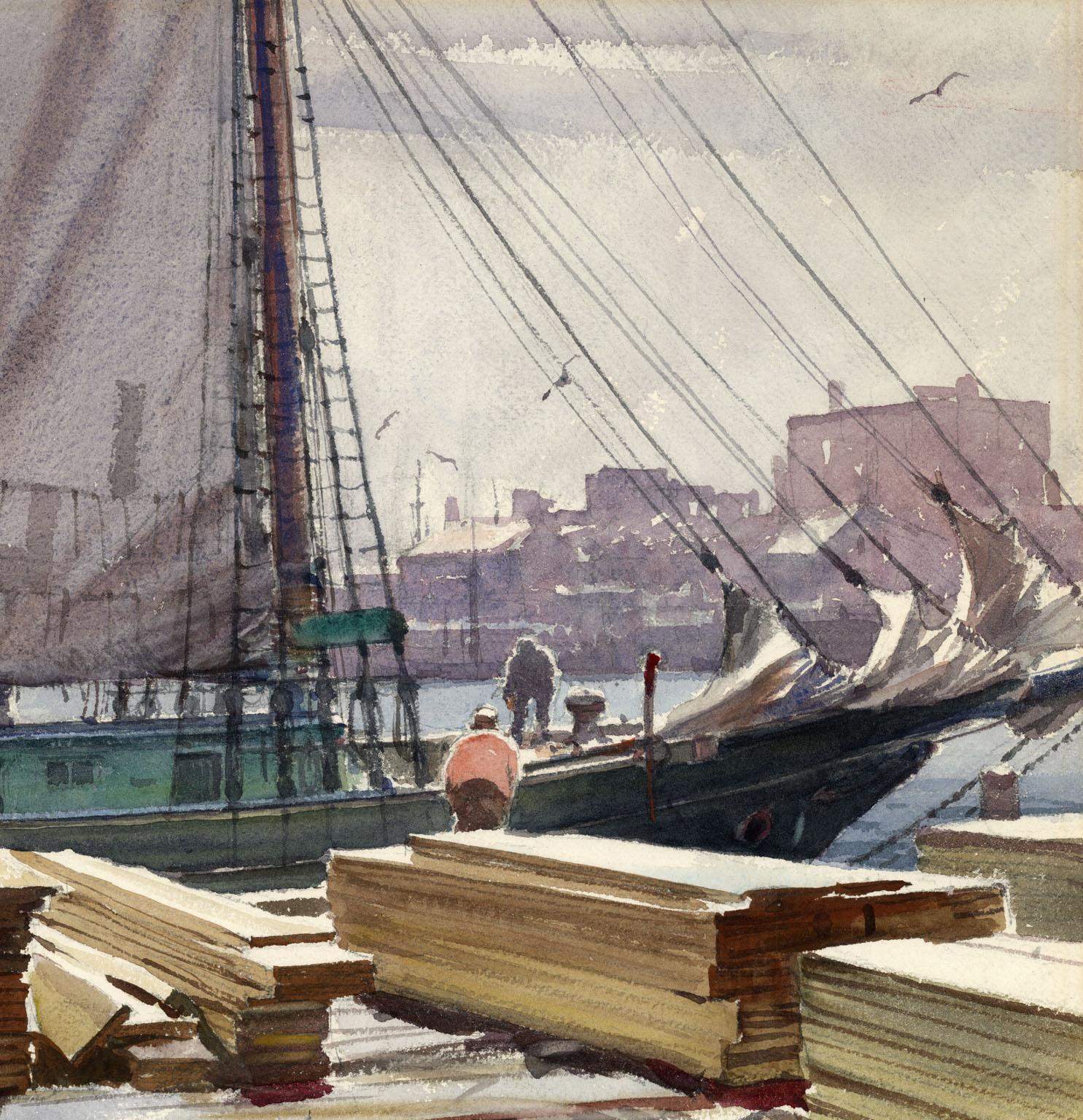Gordon Hope Grant (1875-1962) a réalisé l'aquarelle intitulée 