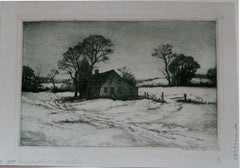 New England Winter: The Old Homestead.