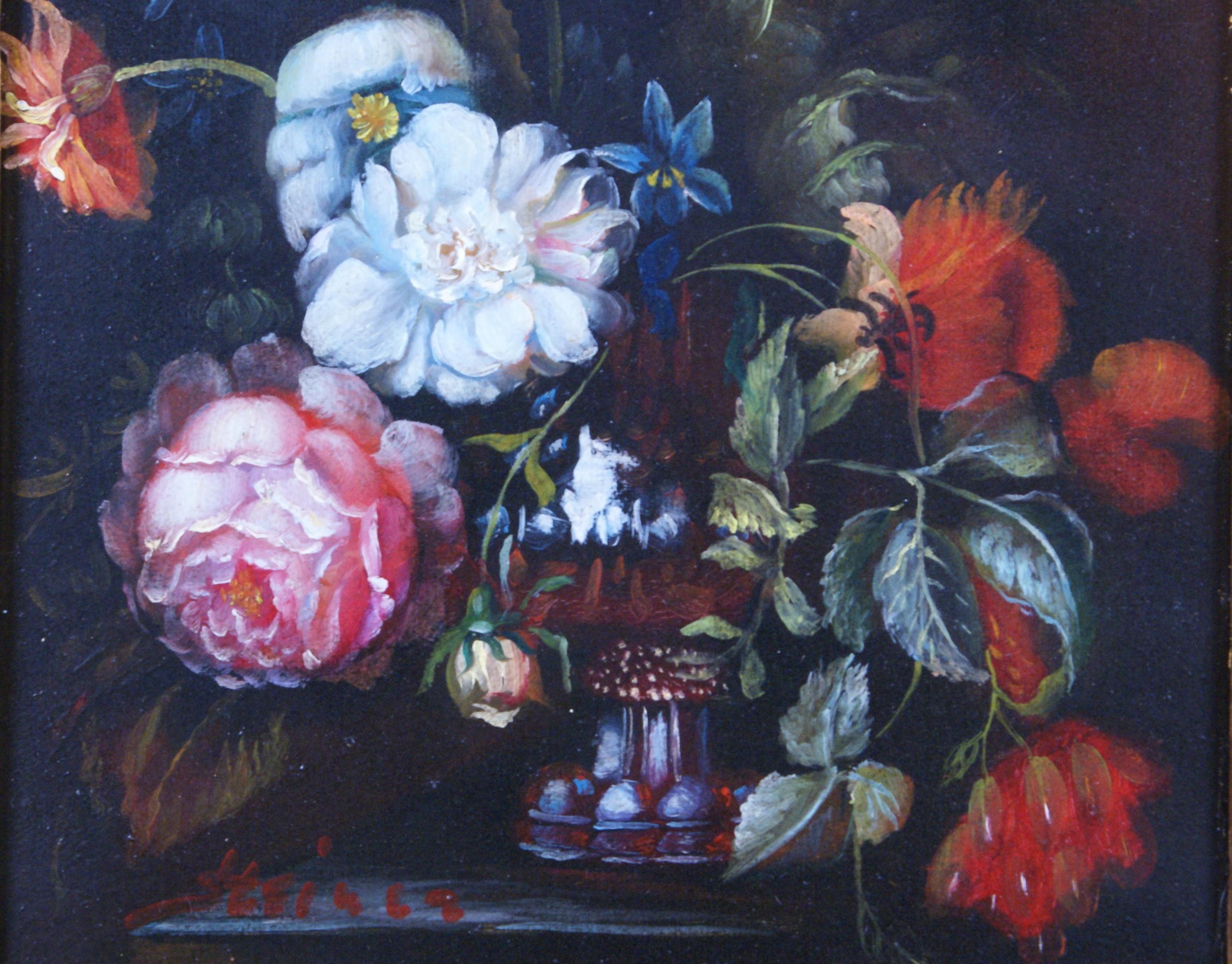 floral still life paintings