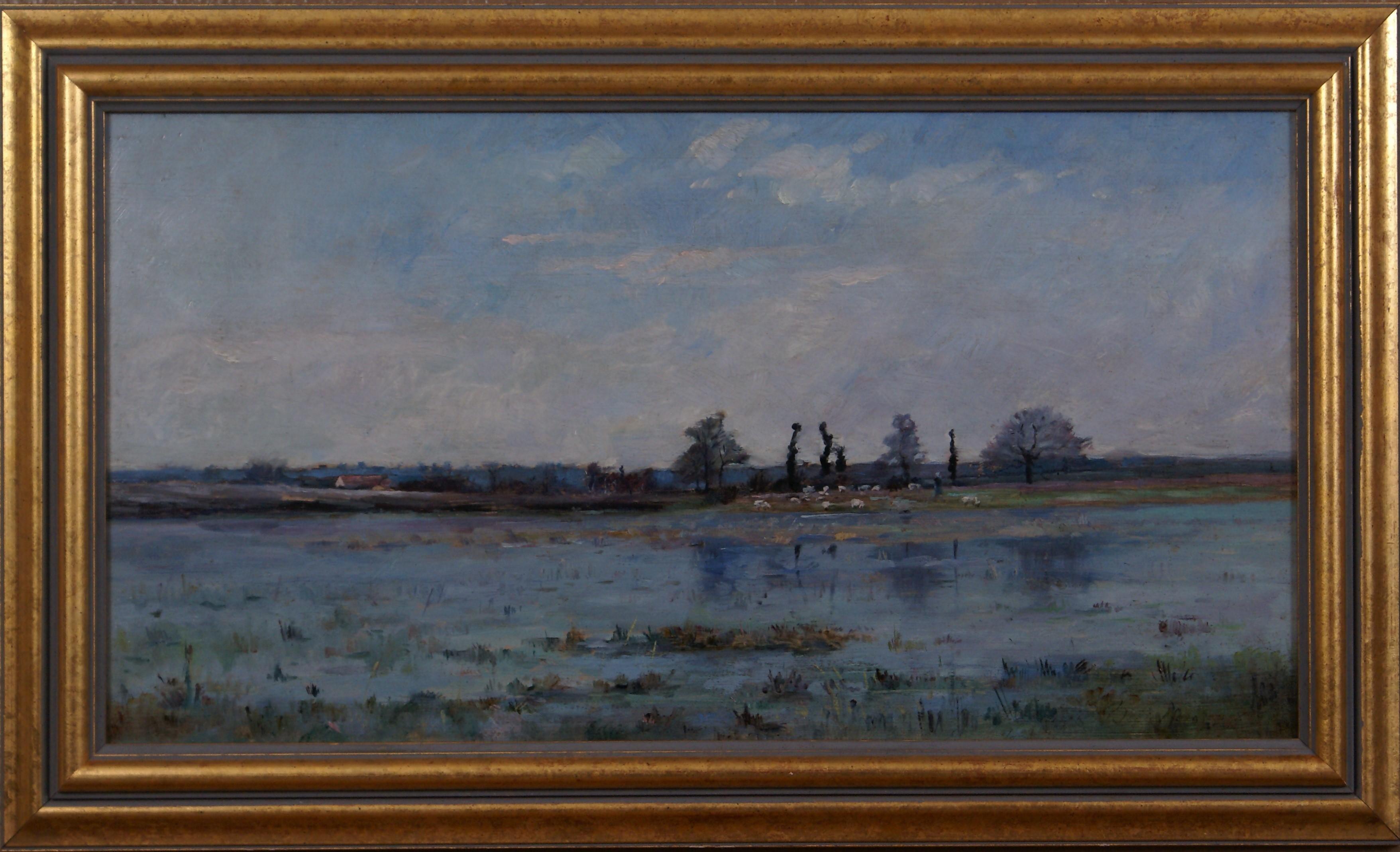 (In the Style of) Max Weyl Landscape Painting - The Marshlands