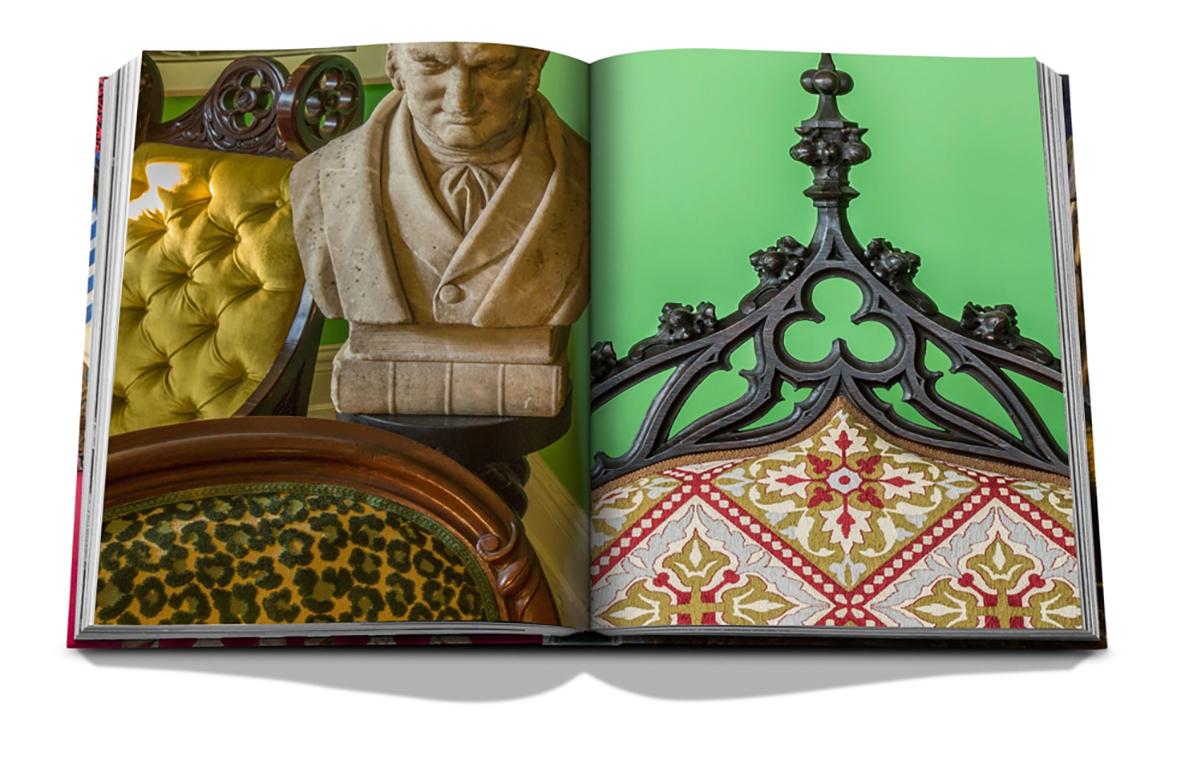 Signed by Hunt Slonem.

The Colonel Louis Watres Armory, built in 1900 and listed on the National Register of Historic Places, is Slonem’s latest project that showcases the artist’s novel take on interior design—matching vibrant, multicolor