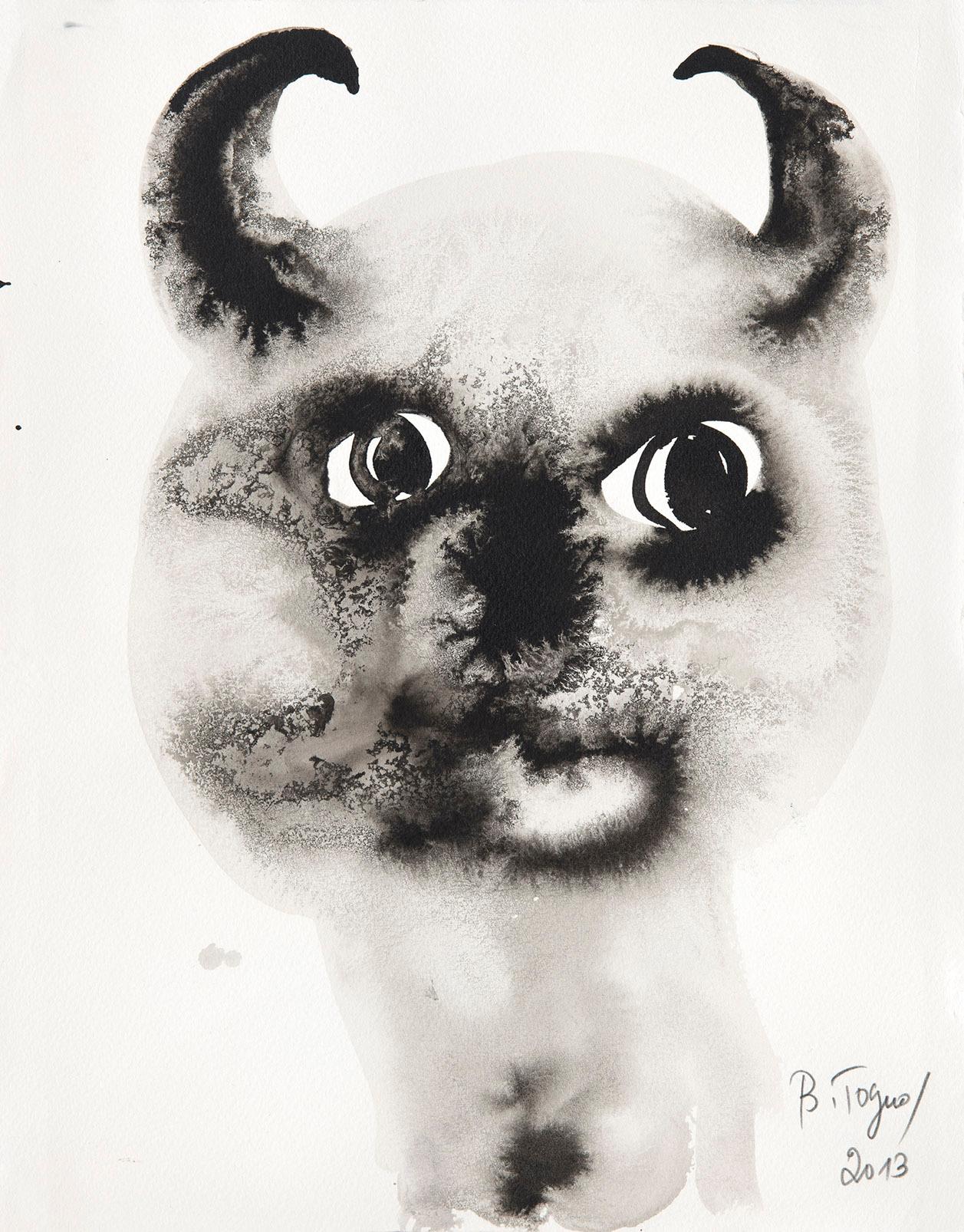 Barthélémy Toguo Figurative Art - Devil Heads