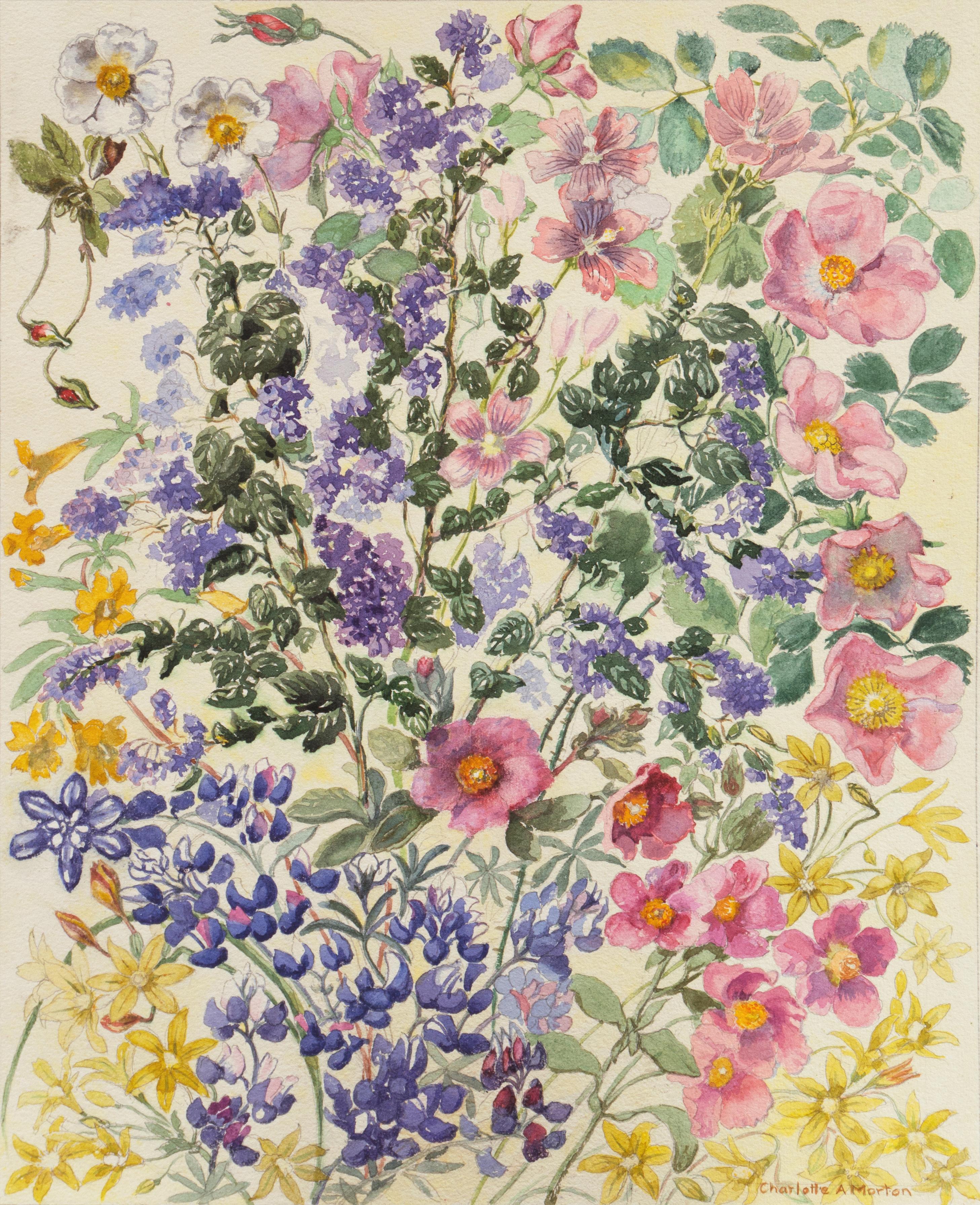 „Spring Flowers“, Kansas, Carmel Art Association, Pratt Institute, AIC, ASL