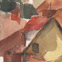 'The Hills of Old Oakland', California Post-Impressionist woman artist