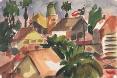 'The Hills of Old Oakland', California Post-Impressionist woman artist