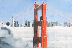 'San Francisco Golden Gate Bridge', California Architecture