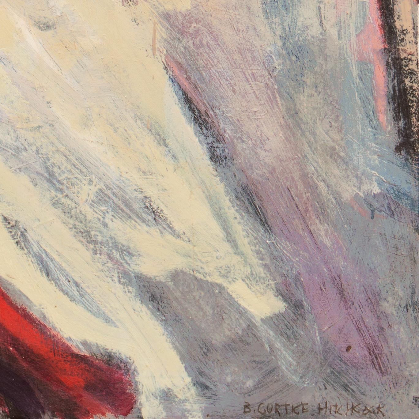 « Two Women », expressionnisme de la baie de San Francisco, femme artiste, grande huile - Painting de Beverly Curtice Hitchcock