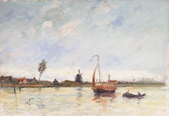 'Dutch Coastal Seascape', Impressionism, Werkendam, Holland