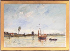 'Dutch Coastal Seascape', Impressionism, Werkendam, Holland
