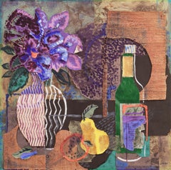 Vintage 'Still Life, Lilac and Jade', Mississippi Modernist Woman, Peabody Collection