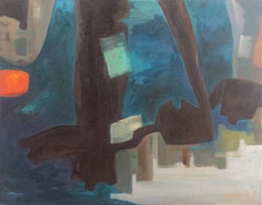 
Abstract in Blue
 San Francisco, Mid-Century Woman Artist, Bay Area Abstraction