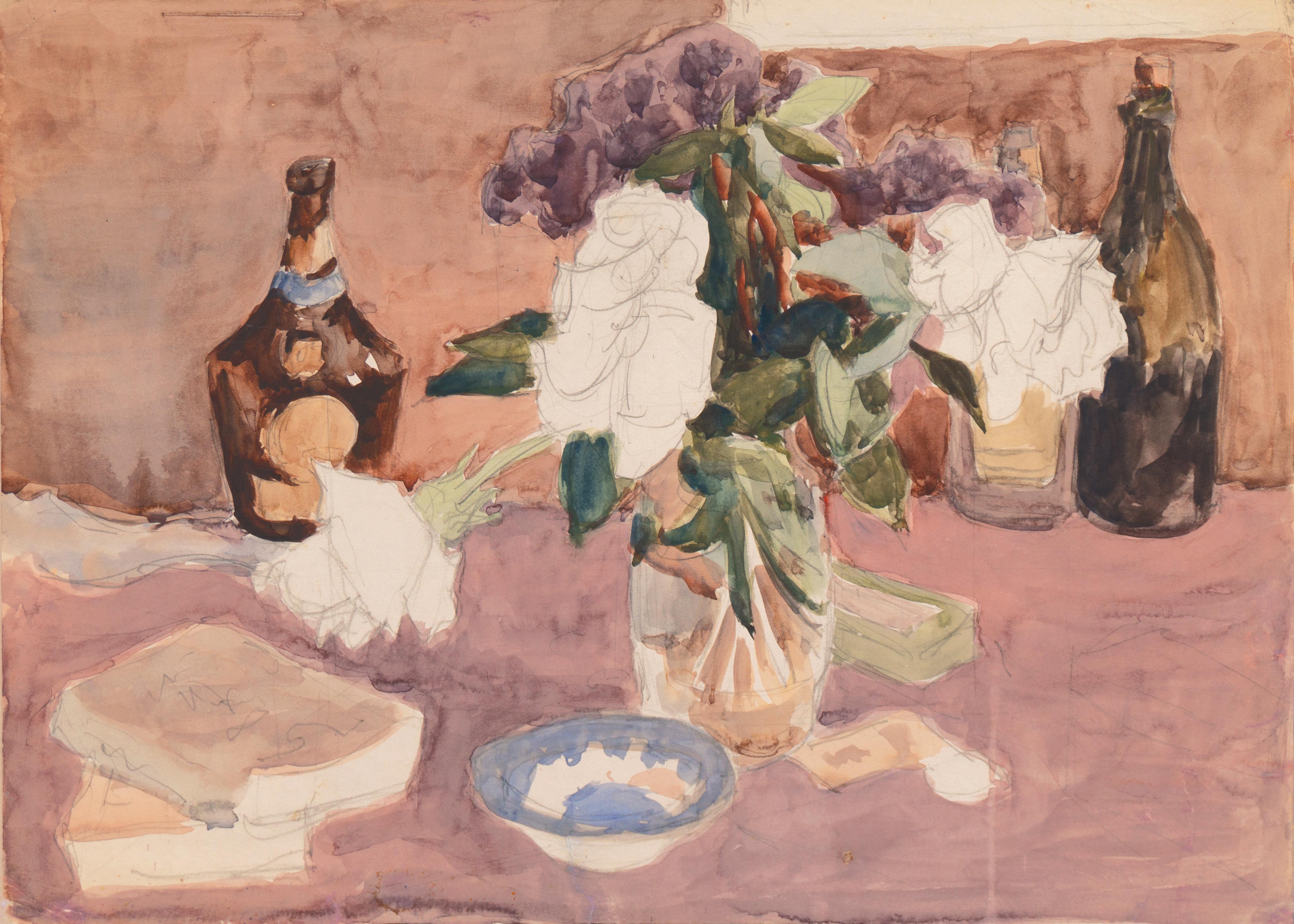 Rosenstillleben", Louvre, Salon d'Automne, Académie Chaumière, LACMA, SFAA