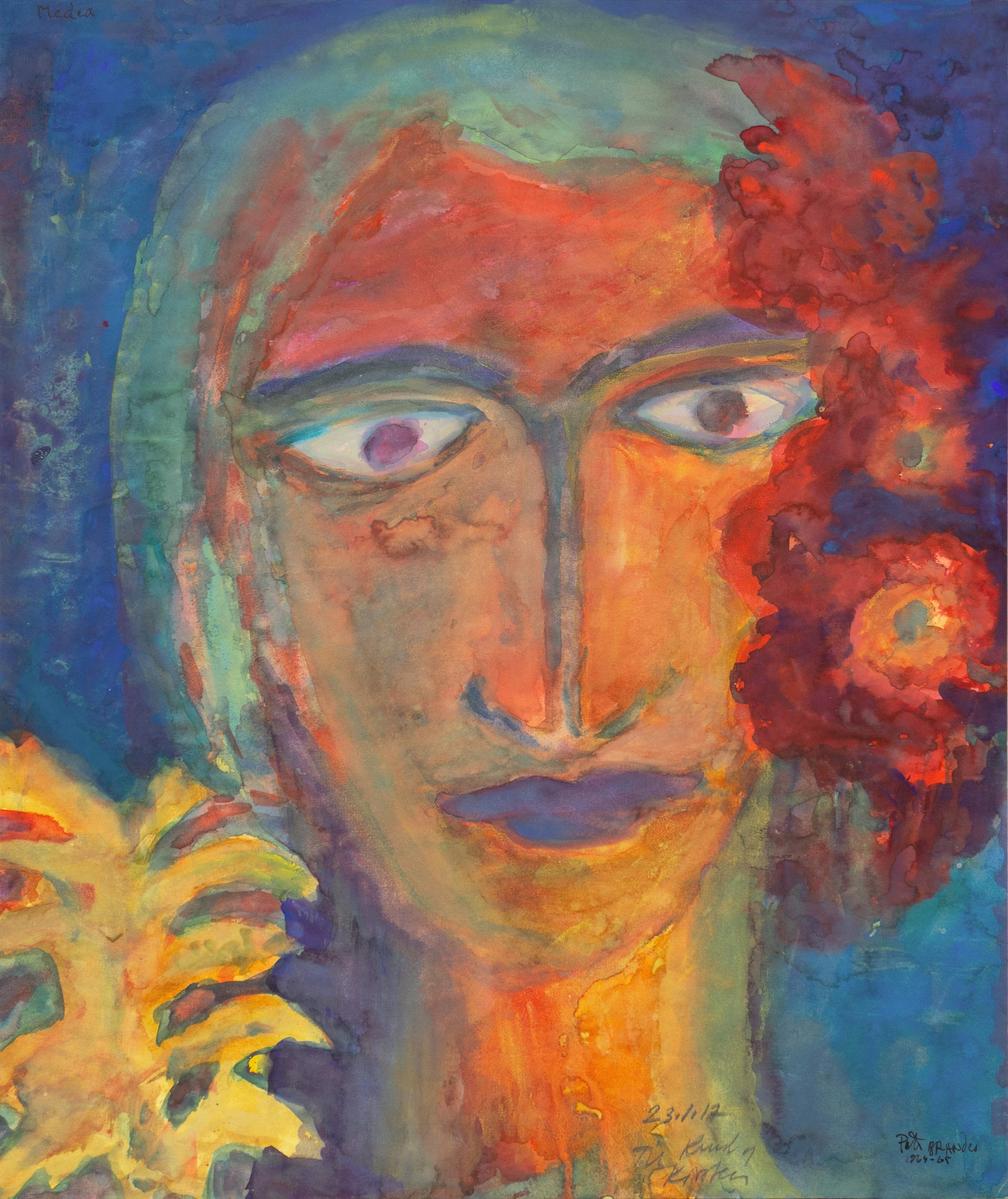 Medea, l'enchanteresse de Jason, figure mythologique grecque, femme expressionniste