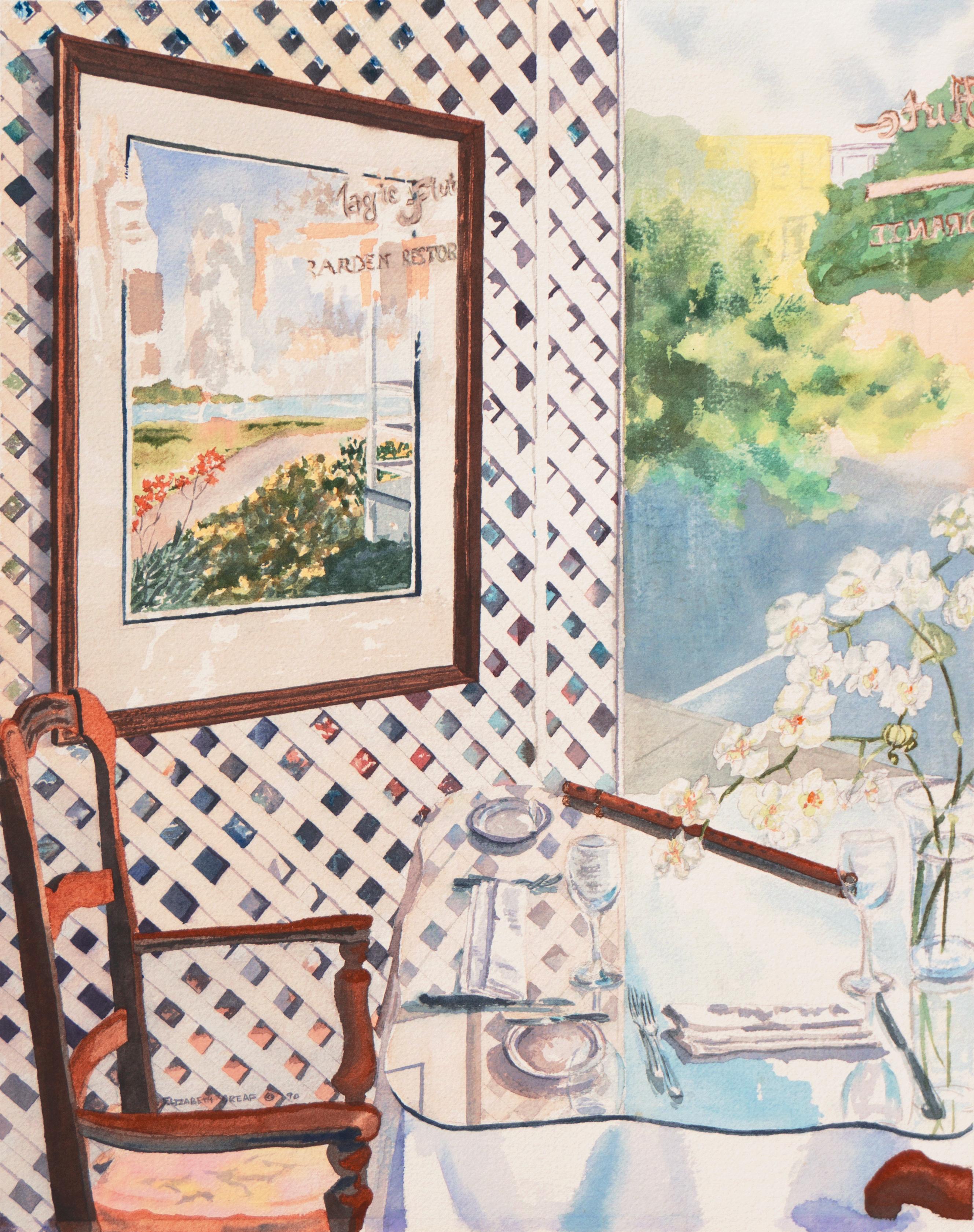 Elizabeth Greaf Still-Life - 'Patio', San Francisco Academy of Art, Williamsburg, Virginia, Long Island, NY