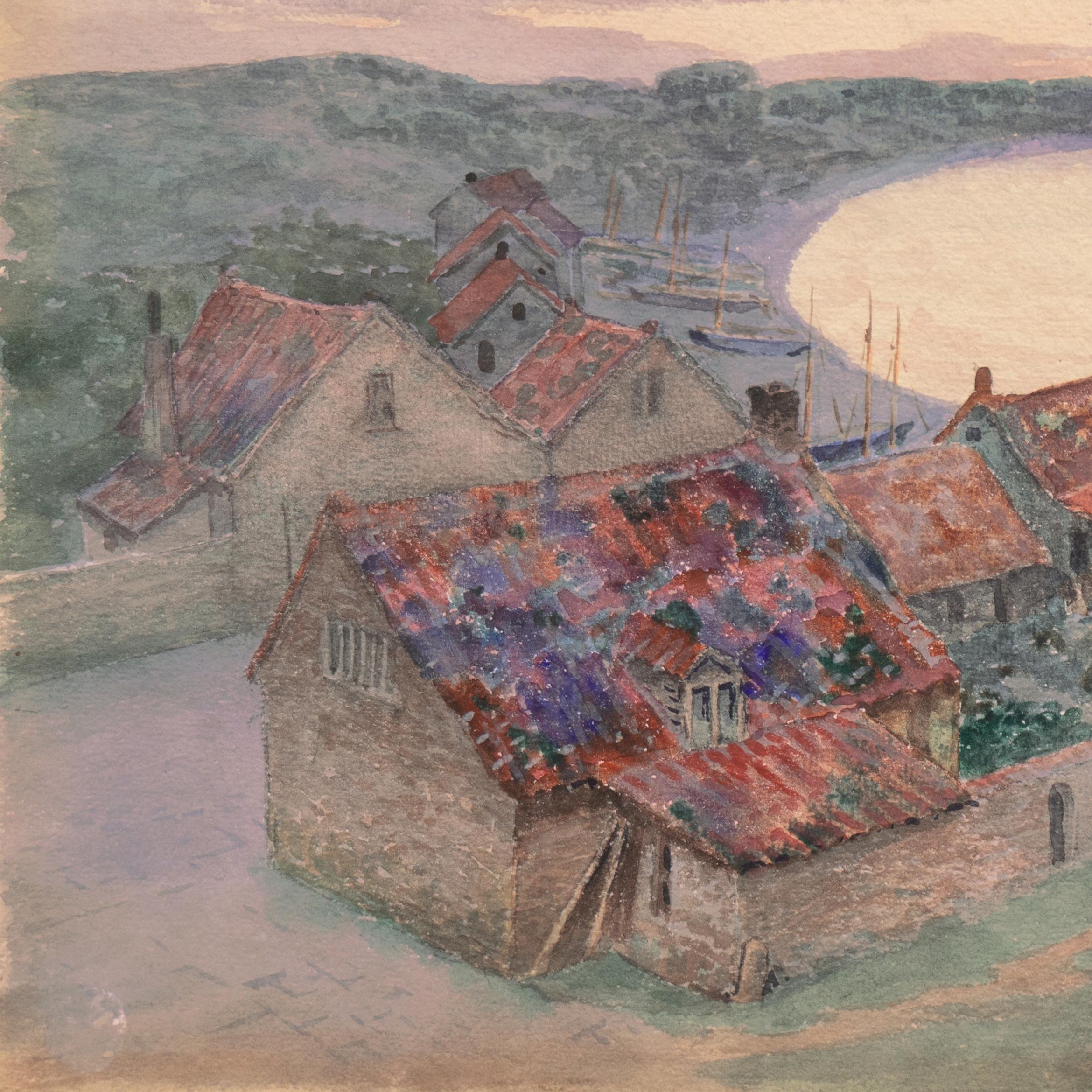 „Coastal Sunset“, kalifornischer Impressionist, USC, LACMA, AIC, Acadmie Julian (Impressionismus), Art, von William Lees Judson