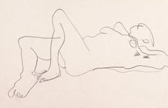 'Reclining Nude' Paris, Louvre, Salon d'Automne, Académie Chaumière, LACMA, SFAA