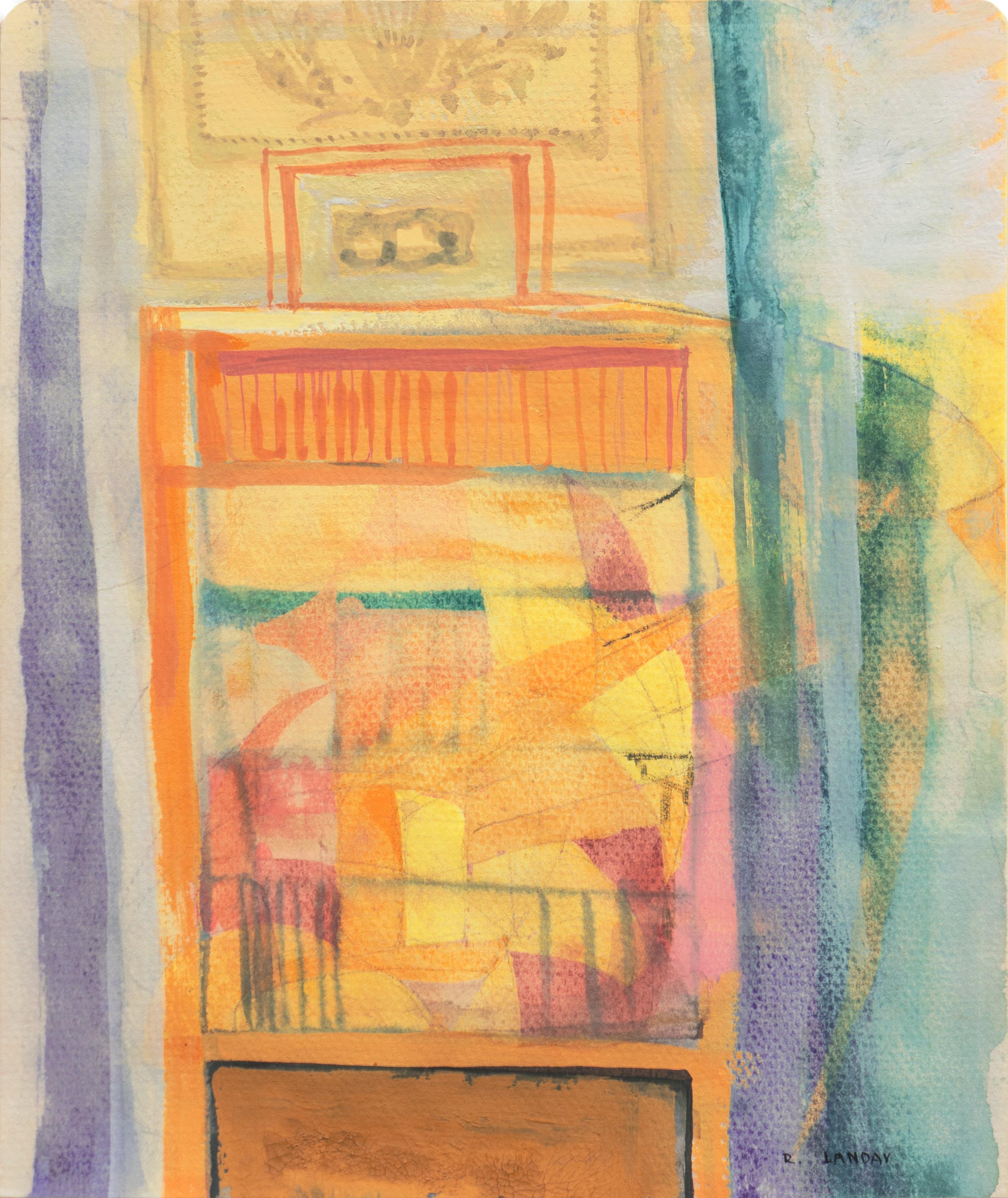 Ruth Landay Interior Art – „Sunny Room in Aix-en-Provence“, New York, San Diego Museum of Natural History