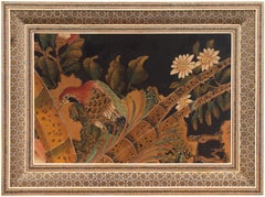 'Bird of Paradise among Flowering Blossoms'