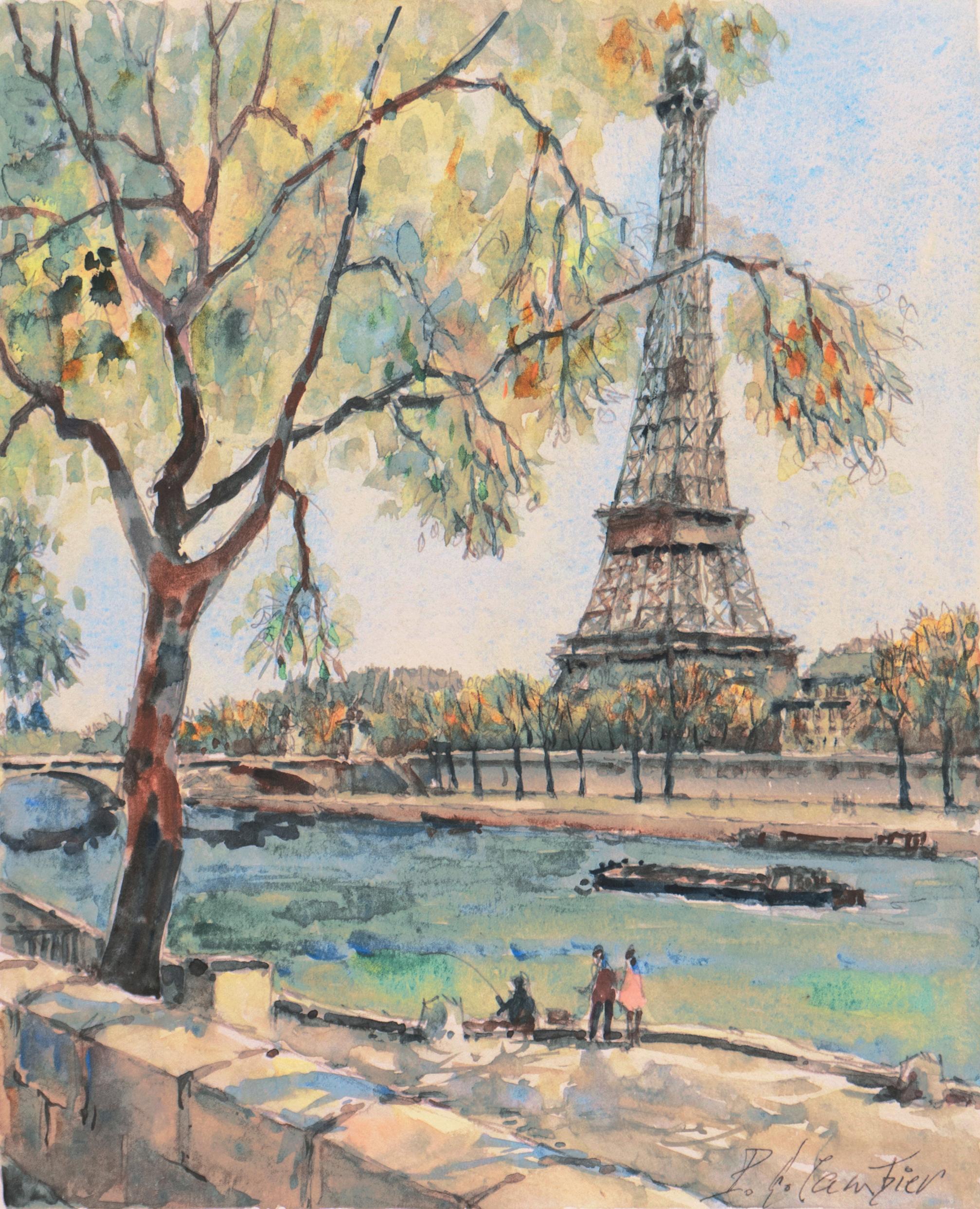 'The Seine and the Eiffel Tower', Paris, Salon D'Automne, Salon Des Independents