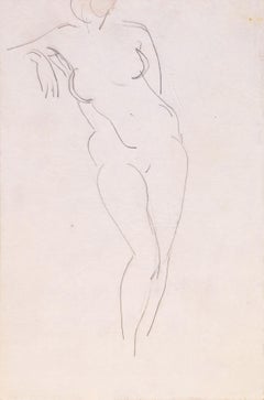 'Standing Nude' Paris, Louvre, Salon d'Automne, Académie Chaumière, LACMA, SFAA